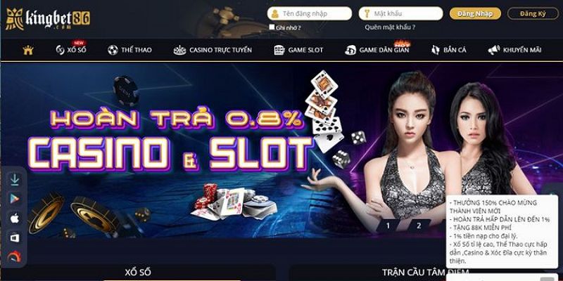 Live Casino Kingbet86 khuyến mãi hấp dẫn