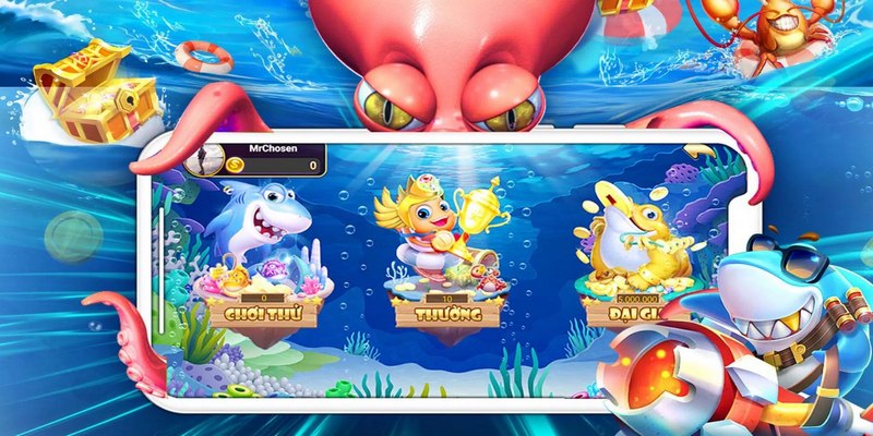 Bắn cá săn thưởng là một tựa game vô cùng thú vị