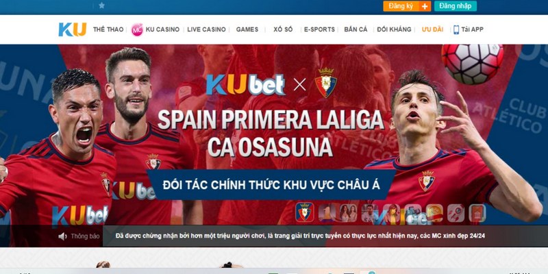 Ku Casino là nhà cái uy tín hàng đầu hiện nay